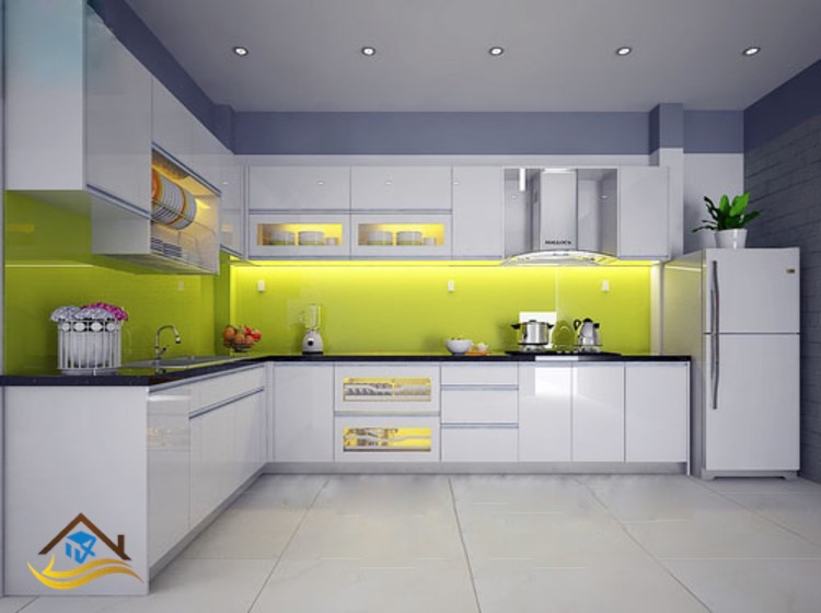 TỦ BẾP ACRYLIC - NC10